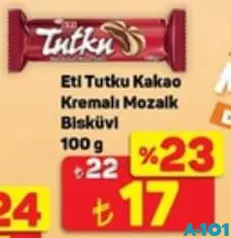 ETİ TUTKU KAKAO KREMALI MOZAİK BİSKÜVİ 100 G